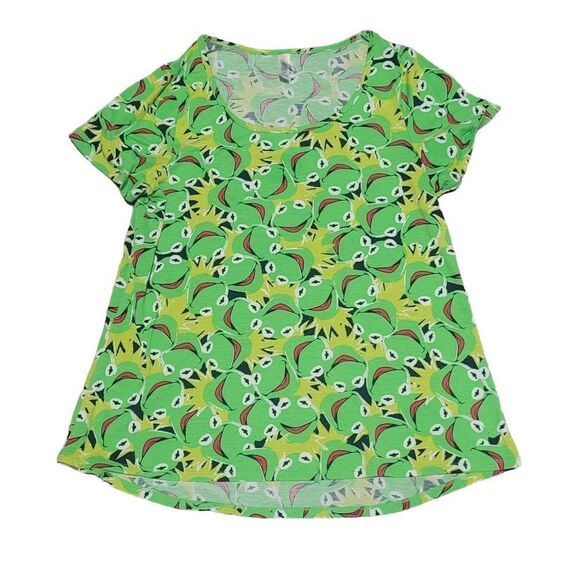 Lularoe x Disney Kermit top - Picture 1 of 4